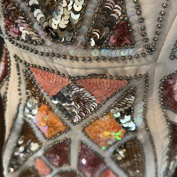 ASOS Sequined Crosscross Mini Dress 6 - Picture 4 of 9